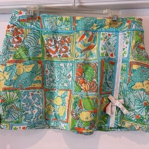 Lilly Pulitzer Skort Just Add Lemon Print